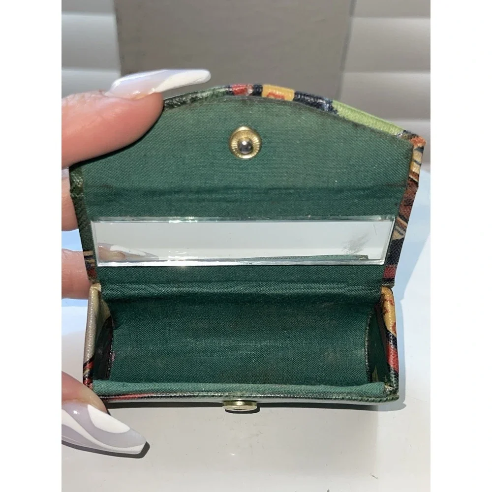 Vintage Golf‎ Design Lipstick Case With Mirror Golf Club Rare